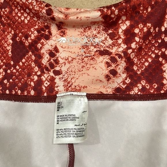 Ideology Snakeskin-Print 7/8 Leggings-S - Picture 7 of 10